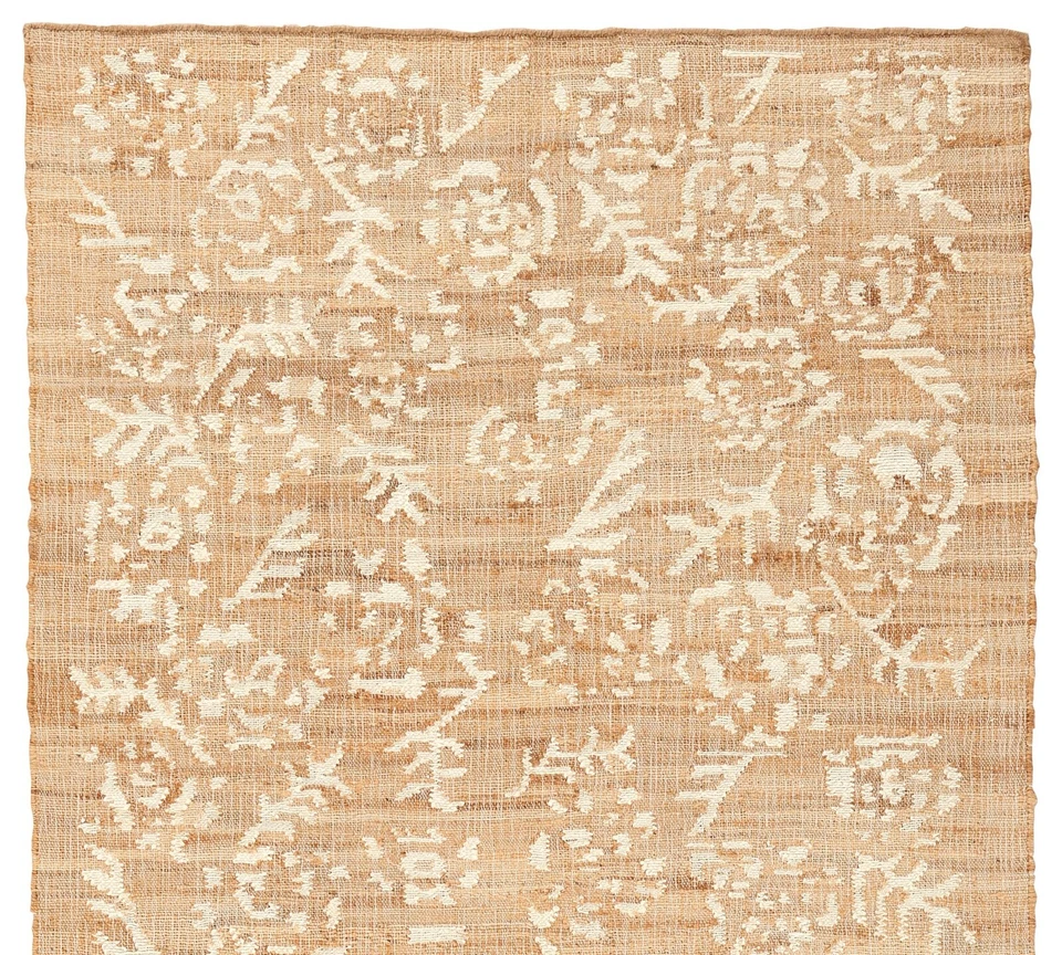 Sabine цветочный джутовый ковер джутовый ковер области натуральный ковер ручной работы 8 x 10 заказ - Изображение 2 из 4