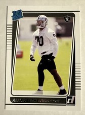 2021 Panini Donruss - Rated Rookie #335 Alex Leatherwood (RC)