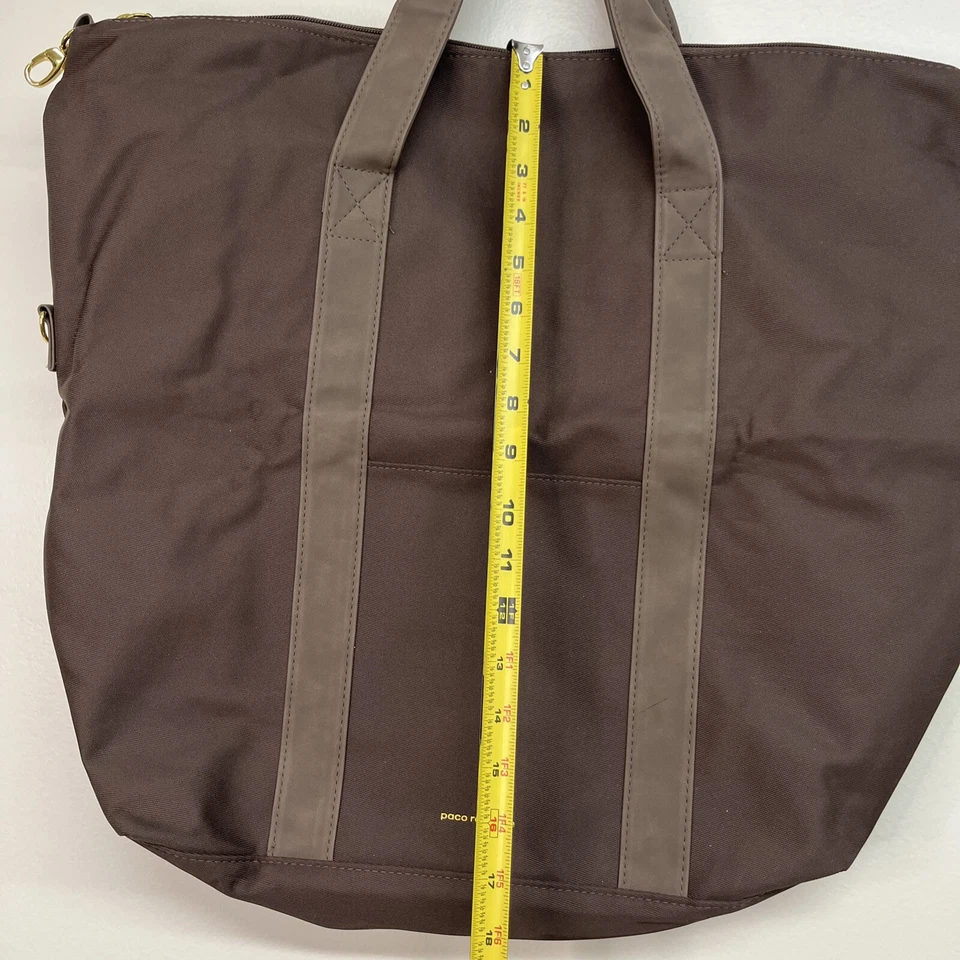 Bolso de Mano Paco Rabanne Perfumes Grande Marrón Fin de Semana Sin Correa Foto 2 de 4