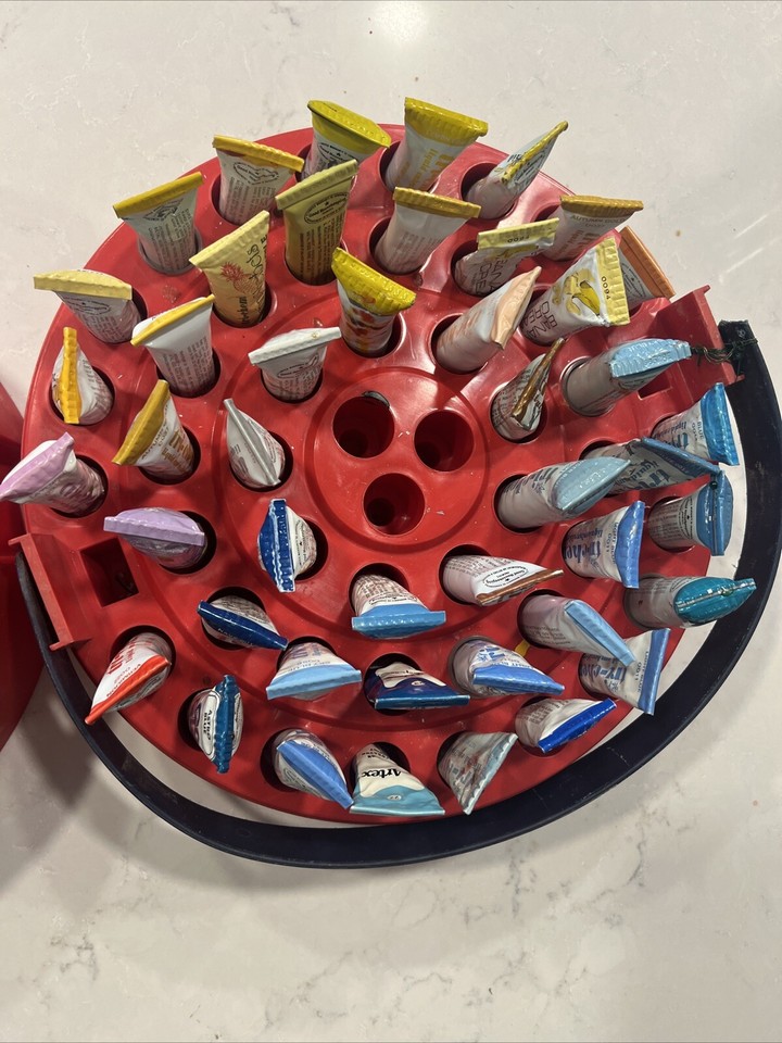 Lot 45 Vtg Tri Chem Liquid Embroidery Fabric Paint, Pre Owned Paint