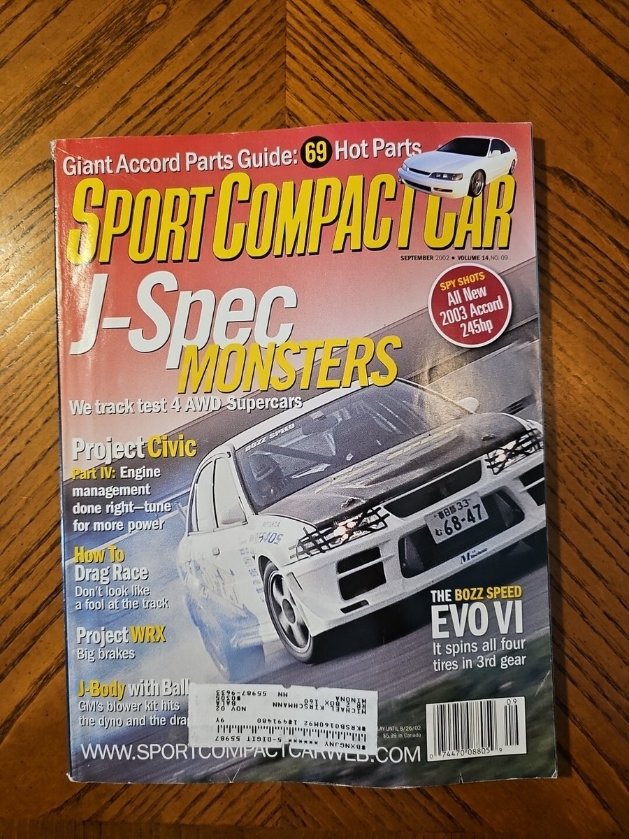 Sport Compact Car Magazine Sep 2002 VW MR2 Mazda RX-3 Toyota