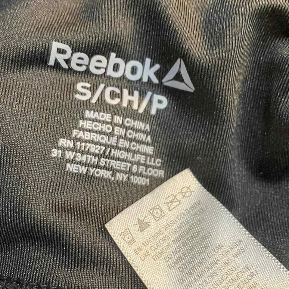 Reebok Entrenamiento Leggings Pantalones Negros Pequeños Yoga Correr Ejercicio Foto 2 de 4