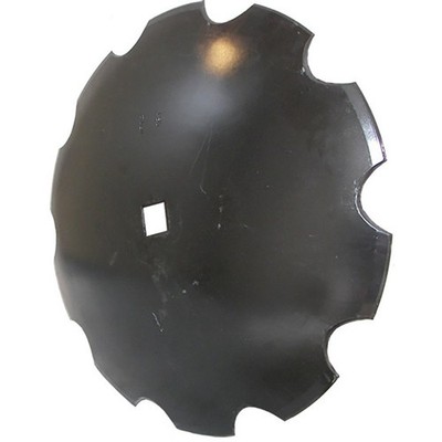 New Aftermarket Notched Disc Harrow Blade 16'' fits 1'' x 1 1/8'' Square Axle