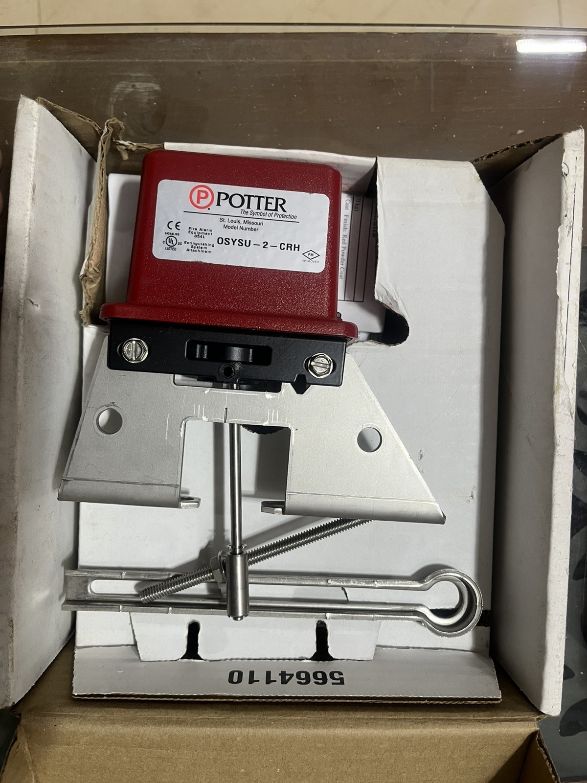 New Set Of 2 Potter Osysu-2-Crh Valve Supervisry Fire Safety