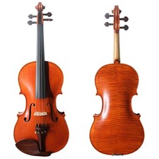 HandMade Professional 15.5" Viola Outfit - European flamed wood, Powerful Sound