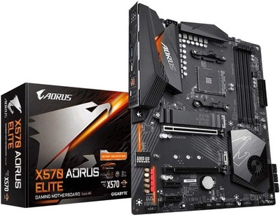 GIGABYTE X570 AORUS Elite Gaming Mainboard AMD Ryzen X570 Sockel AM4 ATX DDR4