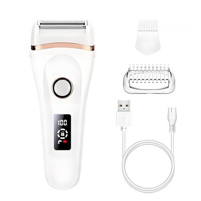 Elektrischer Rasierer für Frauen Intimbereich 3 in 1 Lady Shaver Damenrasierer