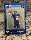 2024 Panini Donruss Optic Rated Rookie Drake Maye  Blue Glitter Prizm (RC)