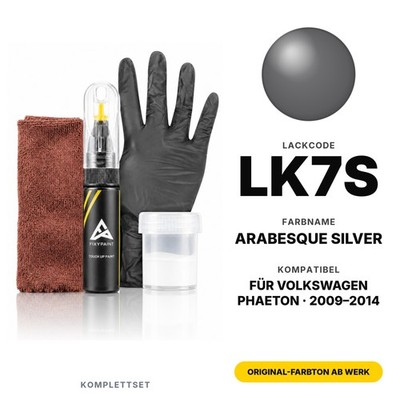 Touch Up Paint For Volkswagen Phaeton LK7S Arabesque Silver Complete Professional Touch Up Pen