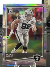 2020 Donruss Optic Maxx Crosby Silver Rookie Card. rookie card picture