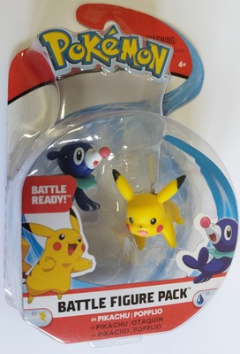 Pokemon Battle Figure Pack Pikachu vs Popplio