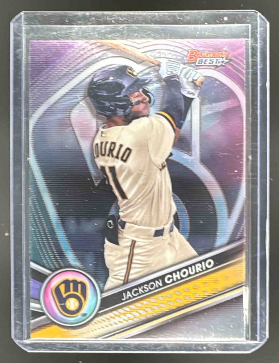 EL.155 Jackson Chourio 2022 Bowman's Best #TP-19 Top Prospects