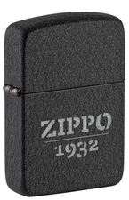 Zippo Design 1941 Replica Black Crackle® Windproof Pocket Lighter, 46567