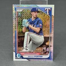 2024 Bowman Chrome Prospects Brock Porter #BCP-36 Mojo Refractor (RC)