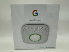 Google Nest Protect Smoke & Carbon Monoxide Detector Battery-Power, Expires 2031