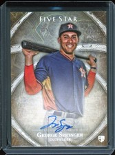 2014 Topps “five star” GEORGE SPRINGER rookie RC autograph AUTO #20/25