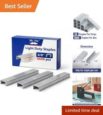 1000 Light Duty Staples, 5/16 Inch Fine Wire ...