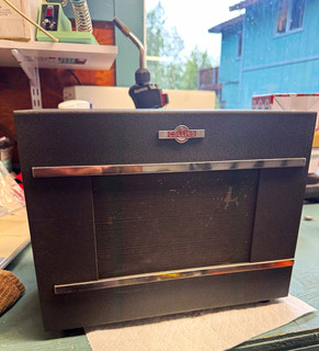 Collins 270G Vintage Black Speaker Cabinet with Jensen Speaker Driver