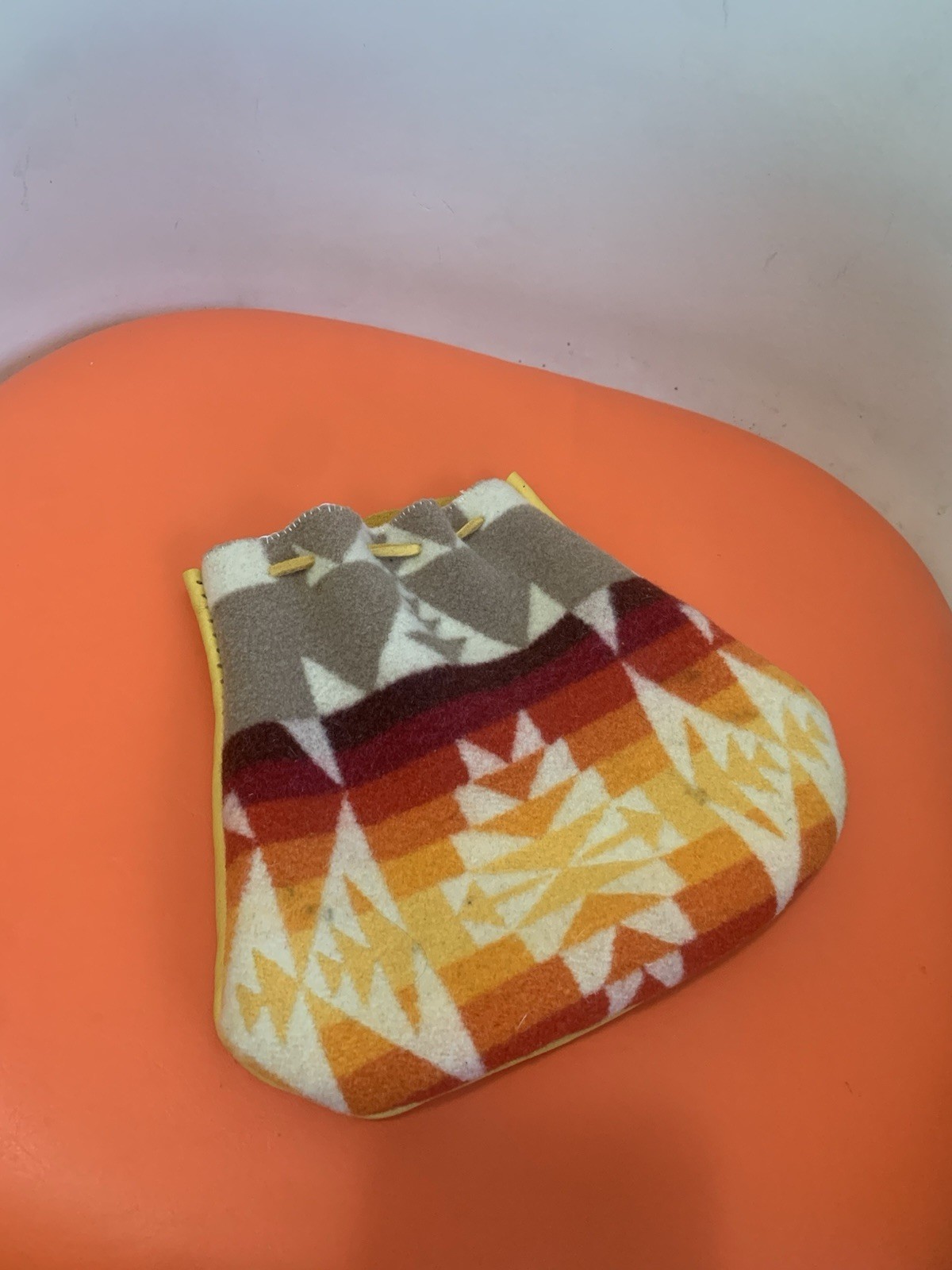 Buckskin & Pendleton Wool Drawstring Pouch - image 4