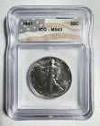 1943 Walking Liberty Half Dollar ICG MS63