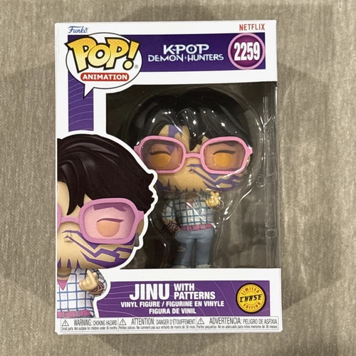 Funko Pop Animation 2259 KPop Demon Hunters Jinu with Patterns Chase Figure