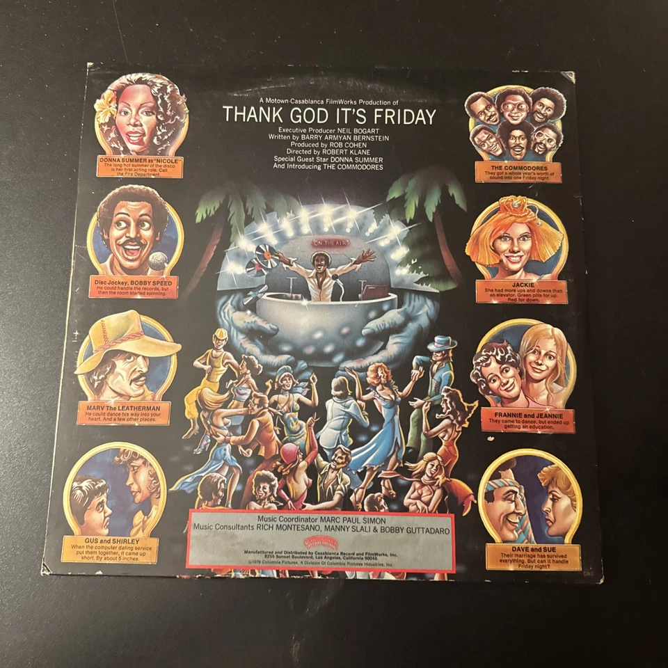 Thank God it's Friday Soundtrack  with 12" single - 3 Records total NM Vinyl - Image 2 of 4