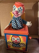 Vintage 1976 Mattel Jack in the Music Box Clown Toy Read