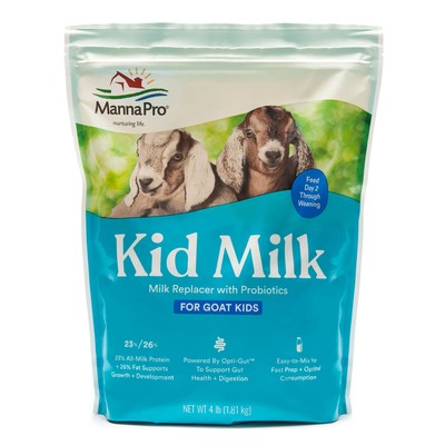 Manna Pro Goat Kid Milk Replacer, High In Protein To Support Growth, P