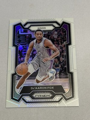 2023-24 Panini Prizm White Prizm De'Aaron Fox /175 Kings | eBay