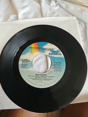 Bob Seger & The Silver Bullet Band 45 Vinyl (Shakedown/The Aftermath)
