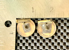 1949 HALF PENNY CUFFLINKS VINTAGE 1 " ROUND — photo 3