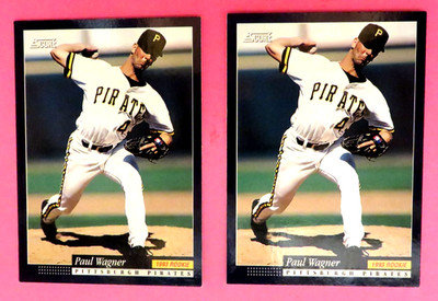 2 - 1994 Score ''Rookie Prospect'' Pittsburgh Pirates - PAUL WAGNER (RC)