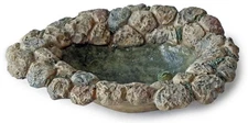 Miniature Dollhouse Fairy Garden Cobblestone Pond w/ Frog - Buy 3 Save $5