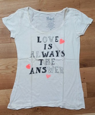 T-Shirt - Blench Collection - Love Is Always The Answer - Größe M