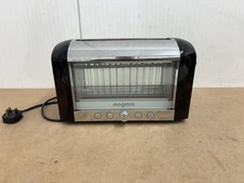 Magimix Vision Toaster Stainless Steel/Black Glass Window 2 Slice Working