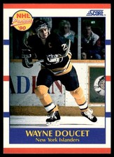 1990-91 Score American WAYNE DOUCET #397 New York Islanders NHL Prospect RC