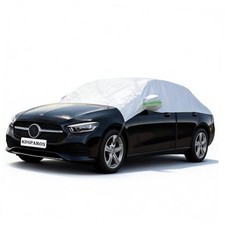 Half Car Cover for Windshield Ice  Snow - Windshield Snow Cover with Sedan
