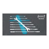 Hazet Doppel-MaulschlüSsel-Satz 163-95/8 AußEn-Sechskant Profil 6 X 7 - 21 X 22
