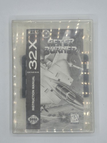 After Burner - Sega Genesis 32X (TESTED) 1995 CIB Manual Non OEM Box - Picture 9 of 9