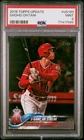 2018 Topps Update Baseball Shohei Ohtani 3-Game HR Rookie Card #US189 PSA 9