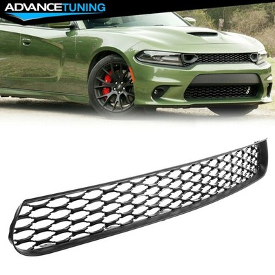Fits 15-23 Dodge Charger SRT Scat Pack Style Front Bumper Lower Mesh Grille - PP