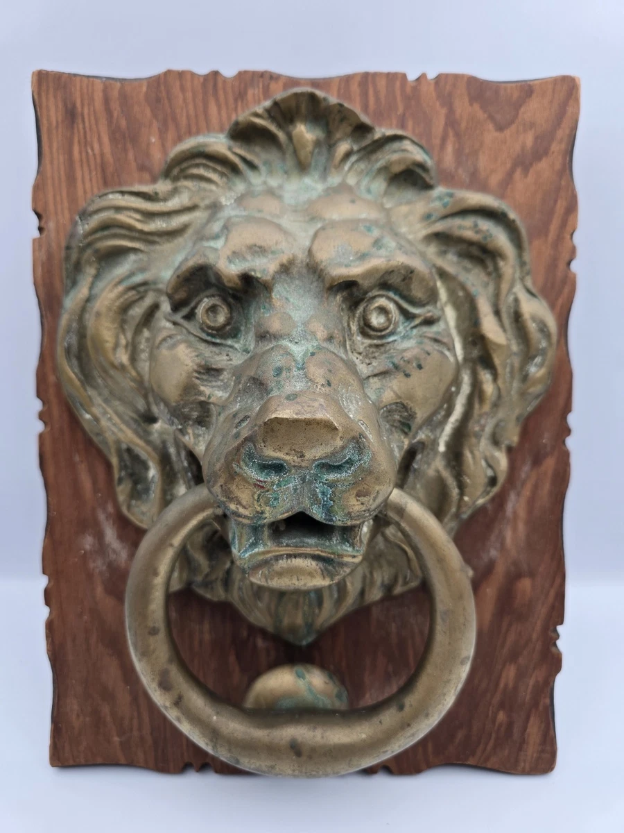 铜狮子老式原版古董门铃、门环| eBay