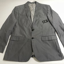 Mens Express Cotton Gray Blazer Suit Jacket 42R NWT 228