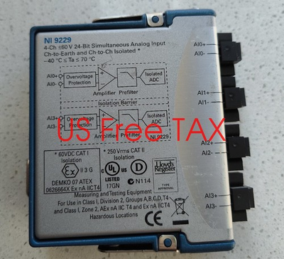 #ad National Instruments NI 9229 Analog Input Module $480.00