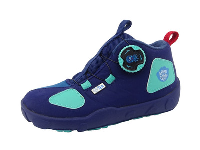 Affenzahn Barfußschuh Stiefel Boots Jungen Schuhe Kinderschuhe Blau Gr. 27