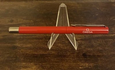 Vintage roter Omega Parker Tintenroller selten Made in UK