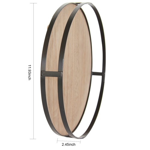 Defined Deco 12in Decorative Tray-Round Serving Tray with Metal Handle-Decora... - Picture 6 of 9