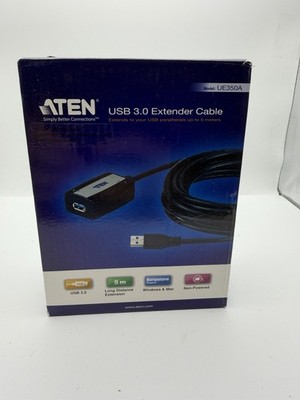 ATEN UE350A USB 3.0 Extender Cable 5M Active Extension Cable New Open Box