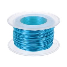 20 Gauge 0.8mm Aluminum Craft Wire, 98.4 Ft Metal Wire, Bright Blue