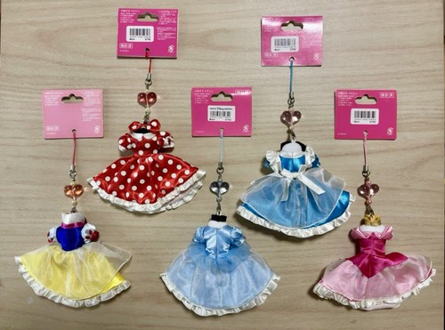 Disneyland Princess Dress Strap Set New Minnie Mouse Cinderella Tokyo Japan F/S - Picture 2 of 2